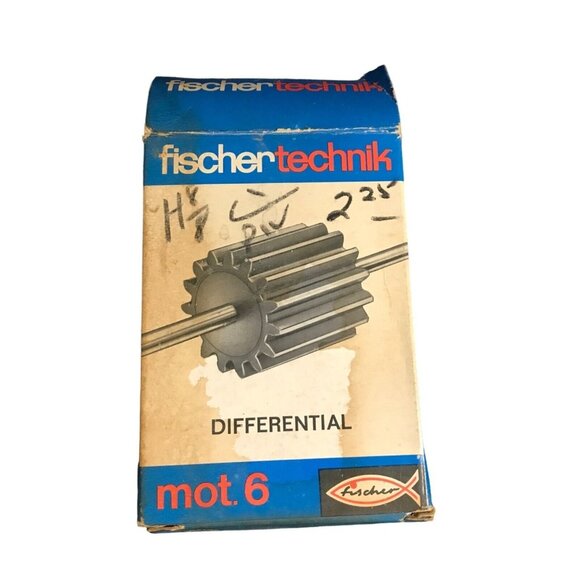 Fischertechnik Differential Mot. 6 Kit Germany 1960's - Picture 2 of 3